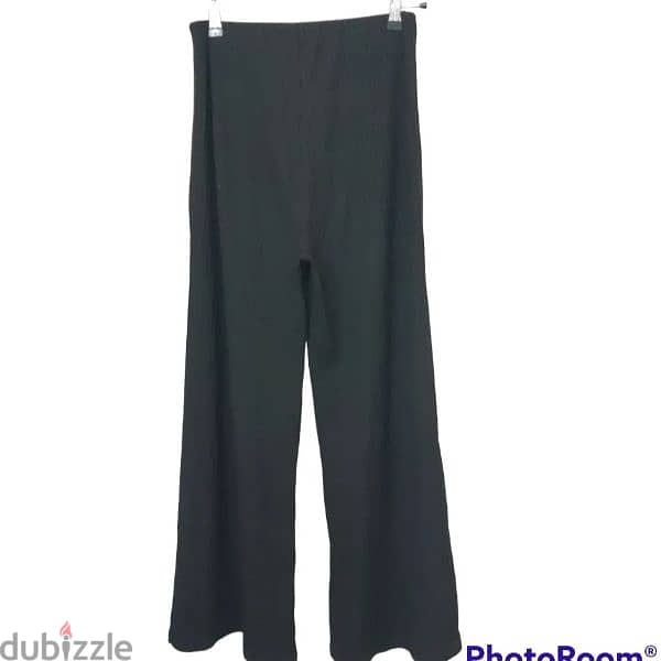 Black Wide Jogger Pants 1