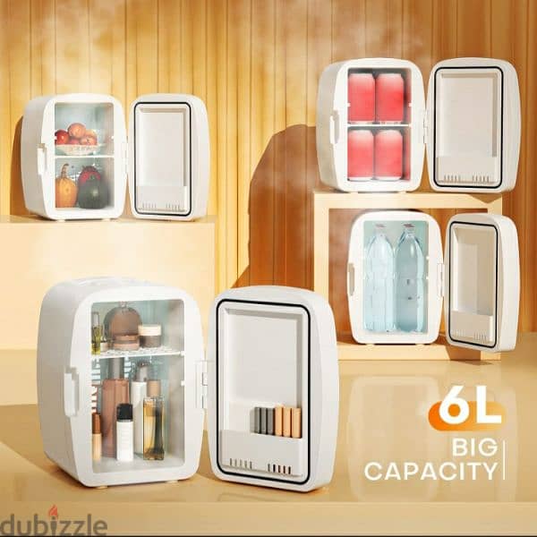 TACKlife compact refrigerator for food & cosmetics. 4