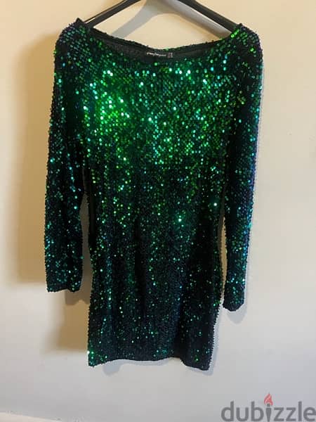 green dress for occasions size 38 1