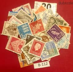 1980's Europe Lot# B-112 x 50 stamps 0