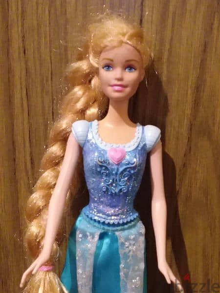 Barbie as Princess CINDERELLA great doll molded top +skirt +long hair 2