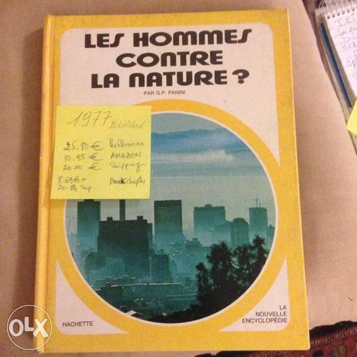 1977 1st edition book les hommes 0