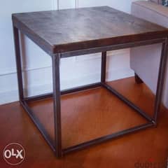 Industrial steel [ simple coffee table ] 0