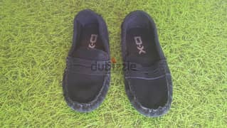 Black mocassin shoes size 26