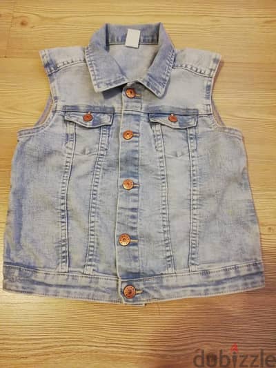 H& M Jeans waistcoat