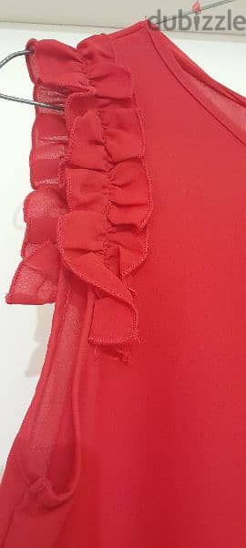 Sateen Made In turkey Red Top 2