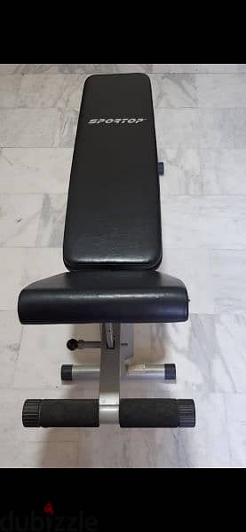 bench & weights  & 3 axe like new شبه جديد 4