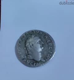 Veapesian Roman Emperor Titus Caser Silver Coin year 70 AD 0