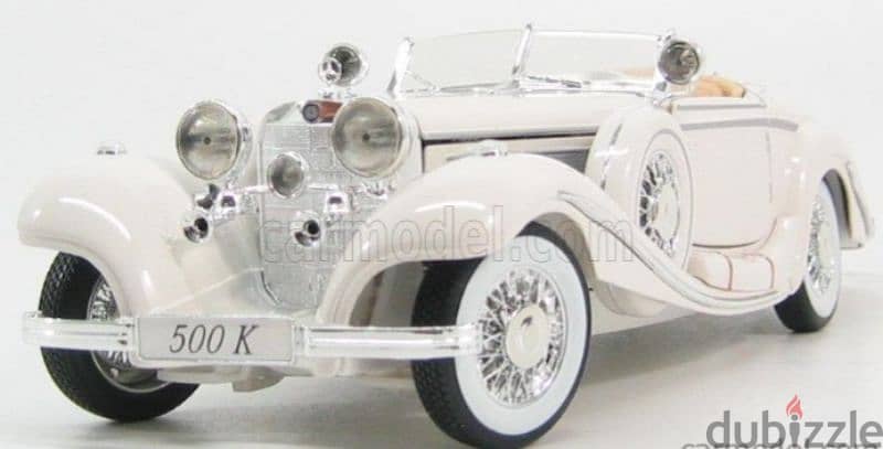 Mercedes (1936) 500K Type Roadster diecast car model 1;18. 1
