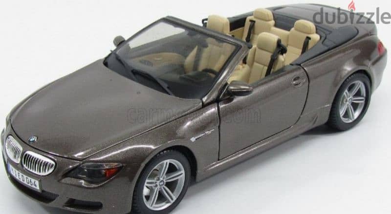 BMW M6 Cabriolet diecast car model 1;18 0