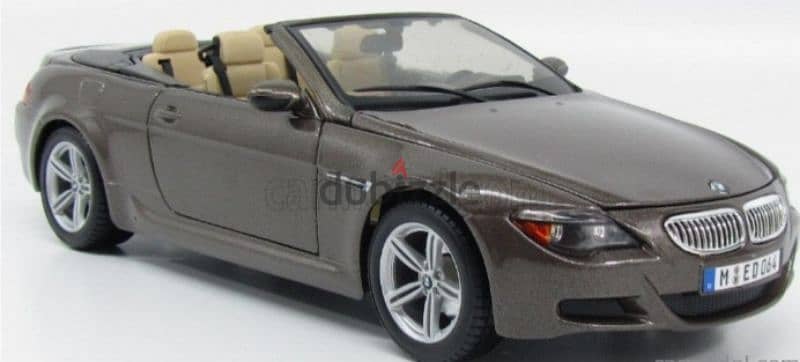 BMW M6 Cabriolet diecast car model 1;18 2