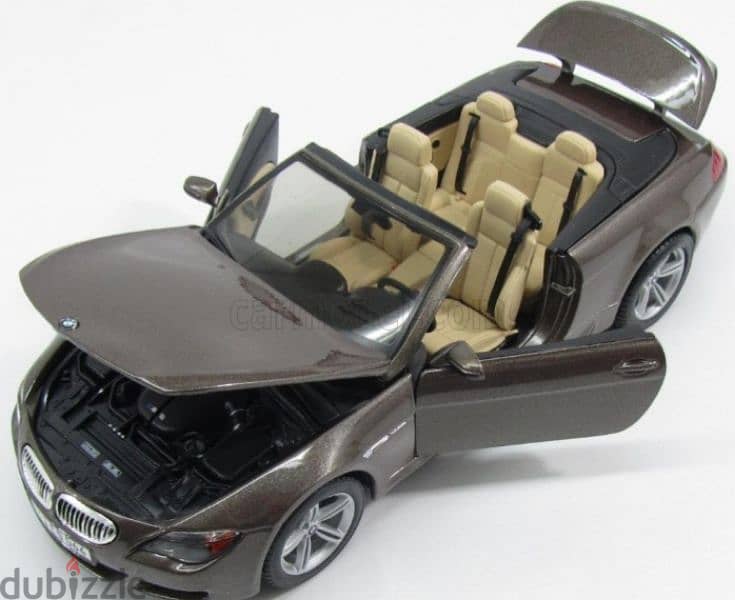 BMW M6 Cabriolet diecast car model 1;18 4