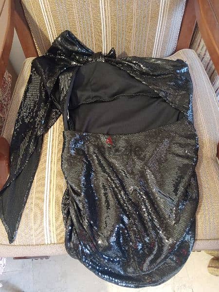 Used Like New Dress Black size 38 1