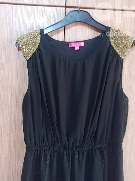 New Dress Maxii Gold size 40 mousline 0