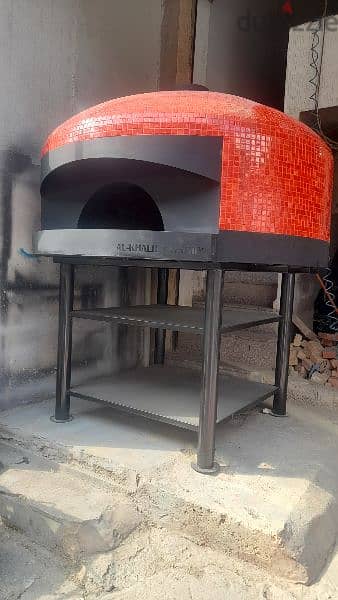 فرن بيتزا حطب و غاز ، gas and wood pizza oven 3