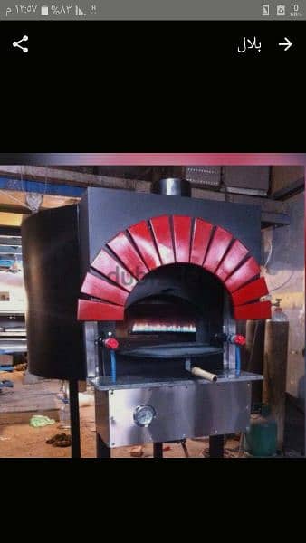 فرن بيتزا حطب و غاز ، gas and wood pizza oven 11