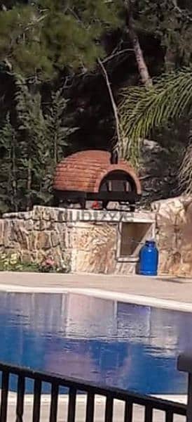 فرن بيتزا حطب و غاز ، gas and wood pizza oven 5