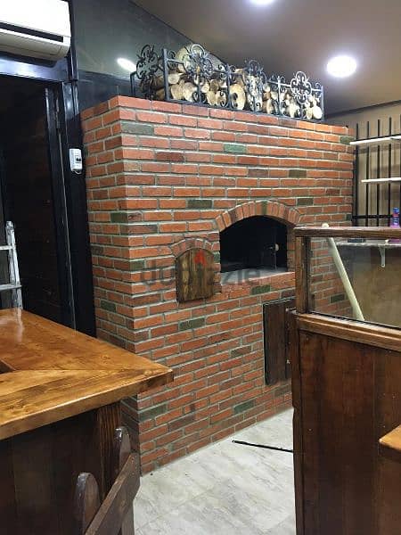 فرن بيتزا حطب و غاز ، gas and wood pizza oven 9