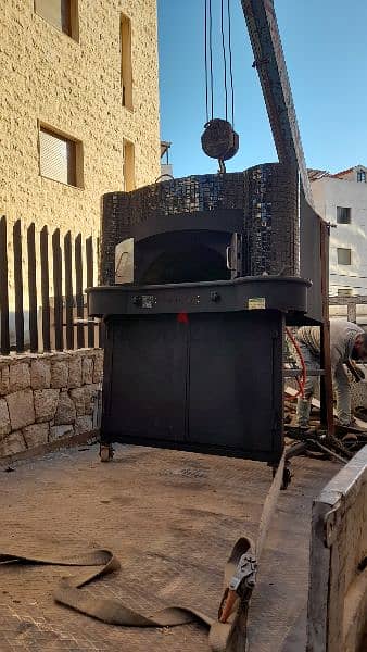 فرن بيتزا حطب و غاز ، gas and wood pizza oven 14