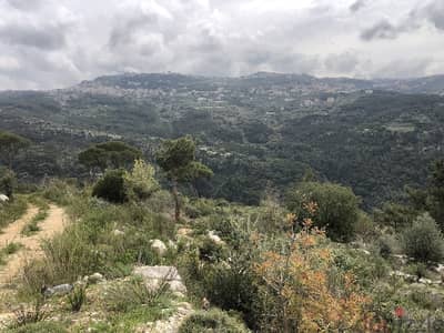 1118 SQM Land in New Monteverde, Metn with Panoramic View