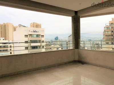 210 SQM Apartment for Rent in Achrafieh with Mountain and City View