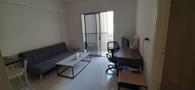 2 rooms furnished flat with large balcony facing AUB