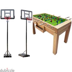 Basketball hoop + Babyfoot zayn wood