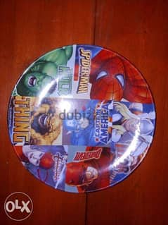 Marvel heroes ceramic plate