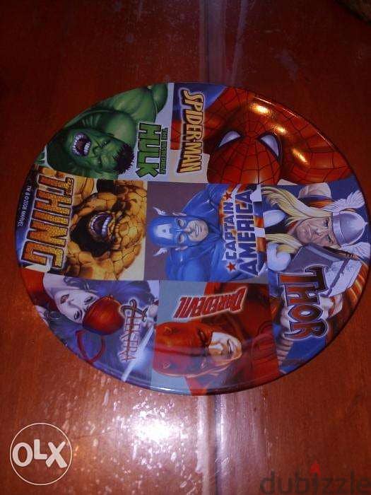 Marvel heroes ceramic plate 1