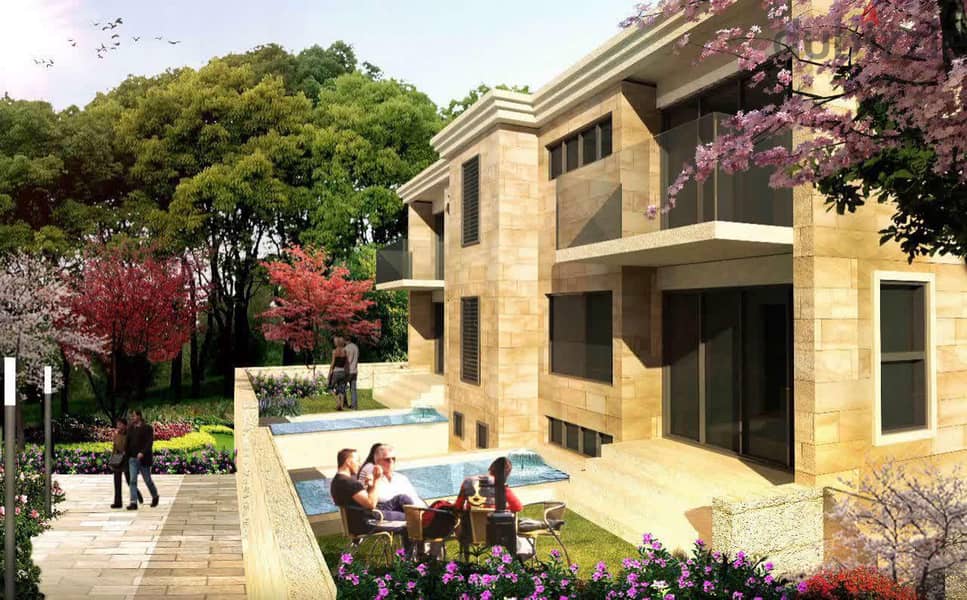 357m2 villa+garden & mountain view for sale Kousba فيلا للبيع في كسبا 7