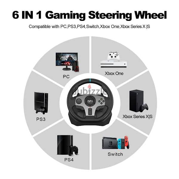 PXN V9 gaming steering wheel for all consoles 3