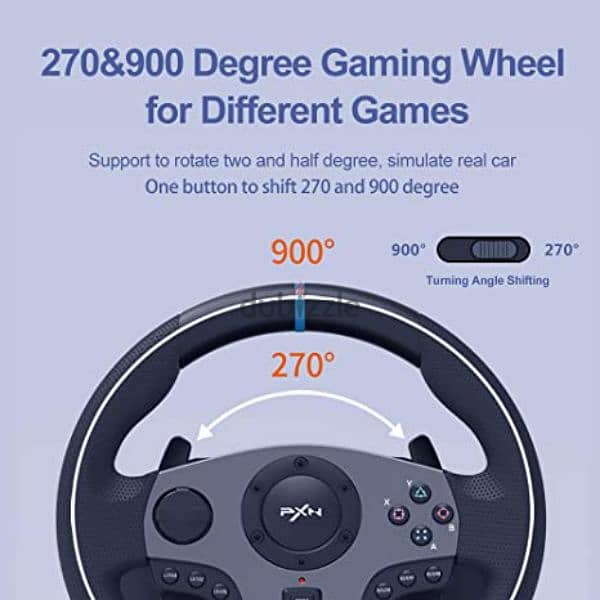 PXN V9 gaming steering wheel for all consoles 5