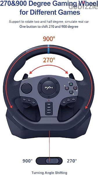 PXN V9 gaming steering wheel for all consoles 6