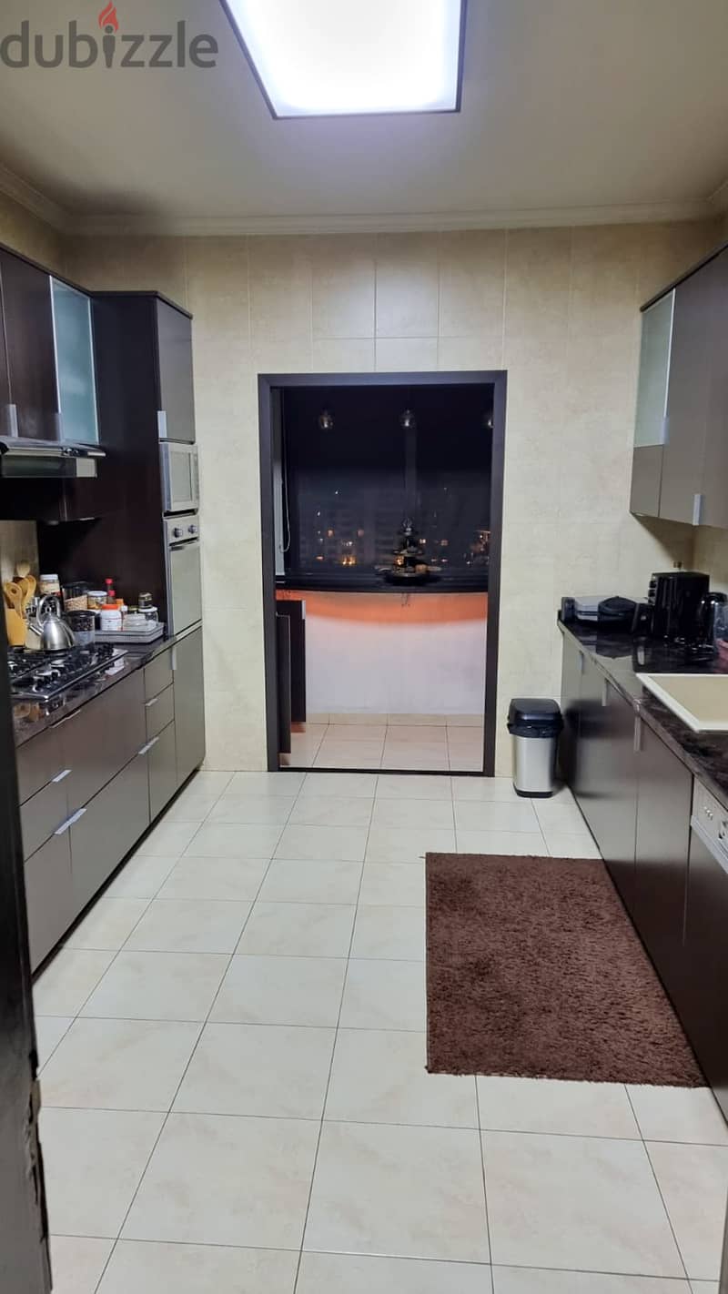 146 SQM Furnished Apartment in Dbayeh, Metn with Sea and Mountain View 2