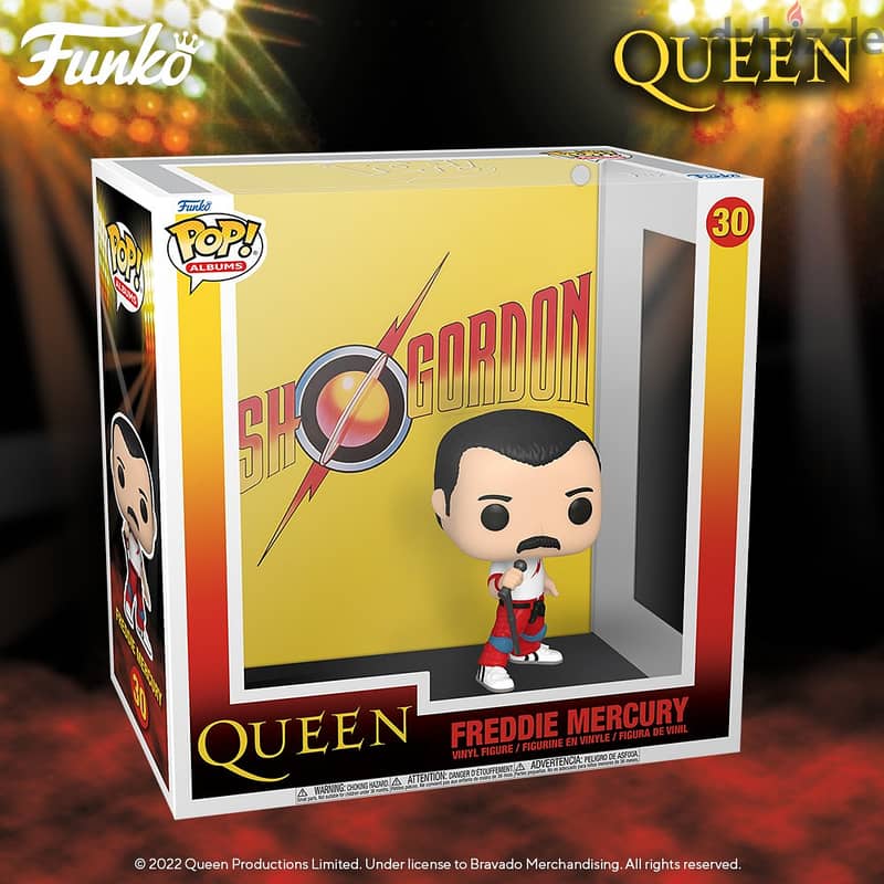 funko pop albums Queen -Freddie mercury- Flash Gordon - Antiques