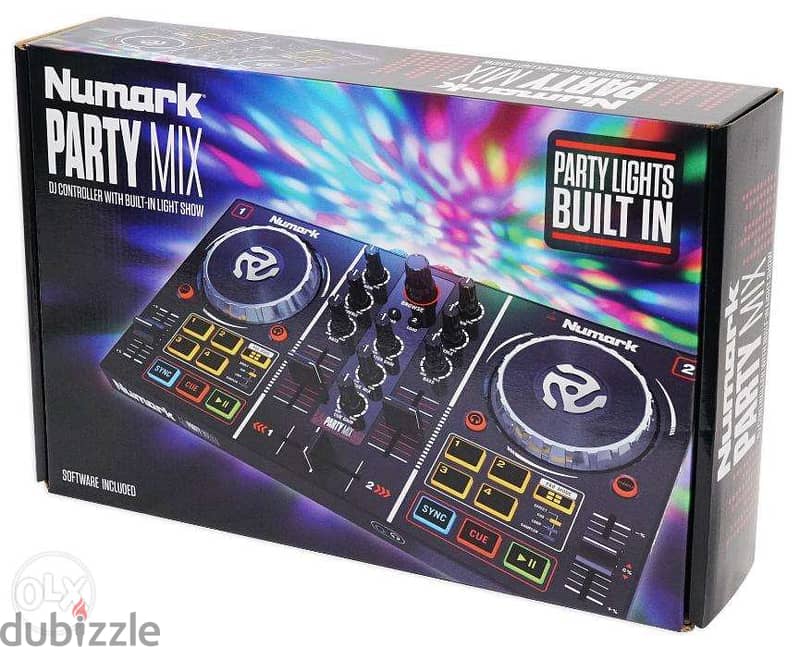 Numark Party Mix DJ Controller with Built-in Light Show 5
