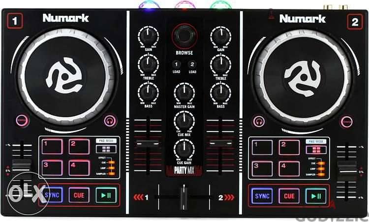 Numark Party Mix DJ Controller with Built-in Light Show 4