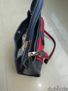 Navy Blue and Red Bag 0