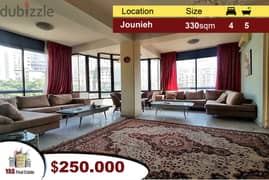 Jounieh 330m2 | Spacious Apartment | Furnished |  View | Luxury | IV |