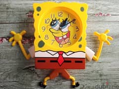 cute SpongeBob Square head wall clock 0