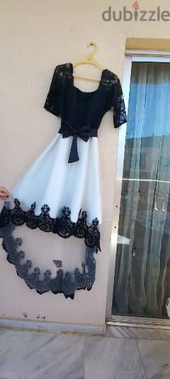 Black and white dress