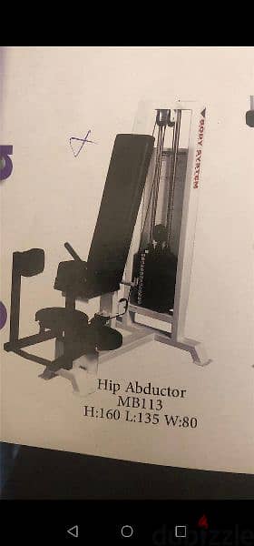 like new hip adduction abduction heavy duty 81701084 0