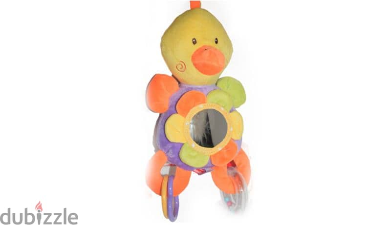 Family Cute Mirror Plush Toy Rattle 1