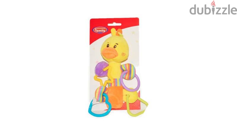 Family Cute Plush Shapes Toy Rattle 2