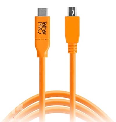 Tether Tools TetherPro USB Type-C Male to 5-Pin Micro-USB Male Cable