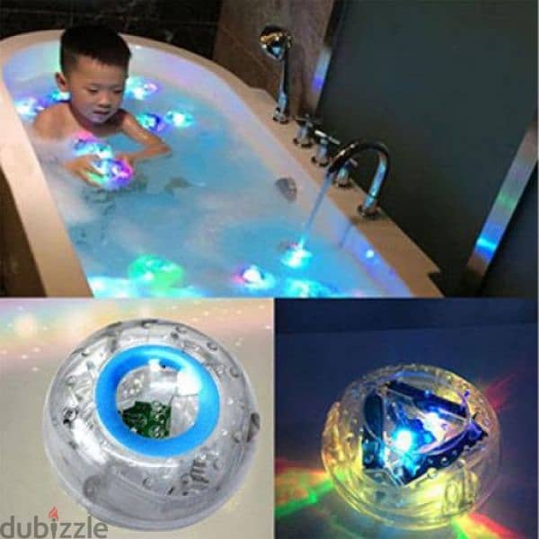 Fun Colorful Waterproof Changing Bath Funny LED Light Toy 1