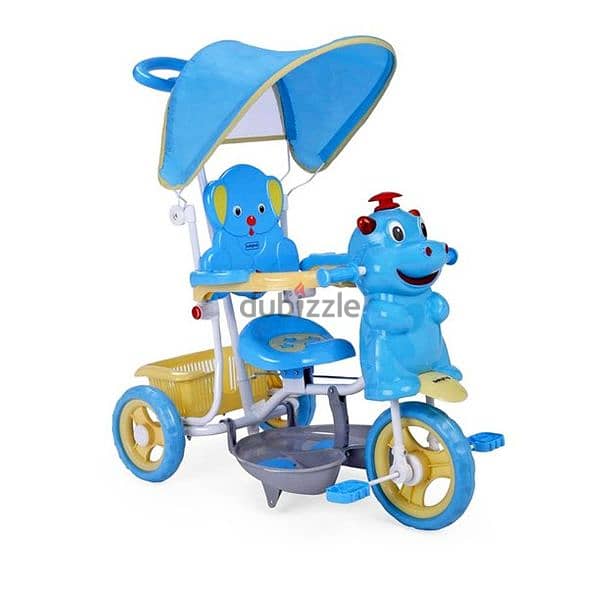 Happy Dino Tricycle Blue 2