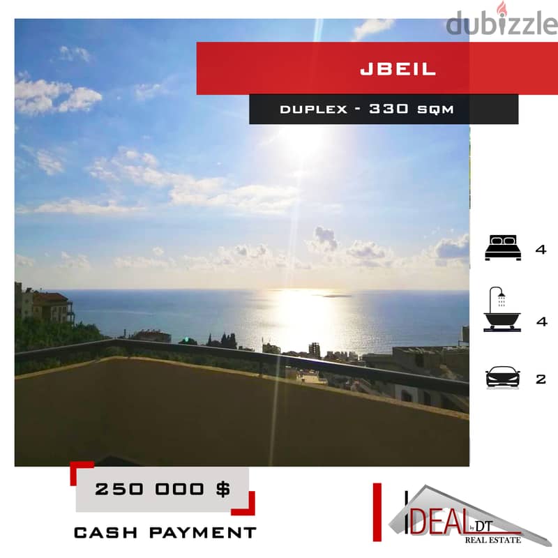 Deluxe Duplex for sale in jbeil 330 sqm REF#JH17077 0