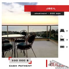 Apartment 200 sqm with Roof for sale in jbeil 200 SQM REF#jh17146 0