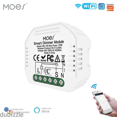 MOES Tuya Wifi Dimmer 1ch / 2ch